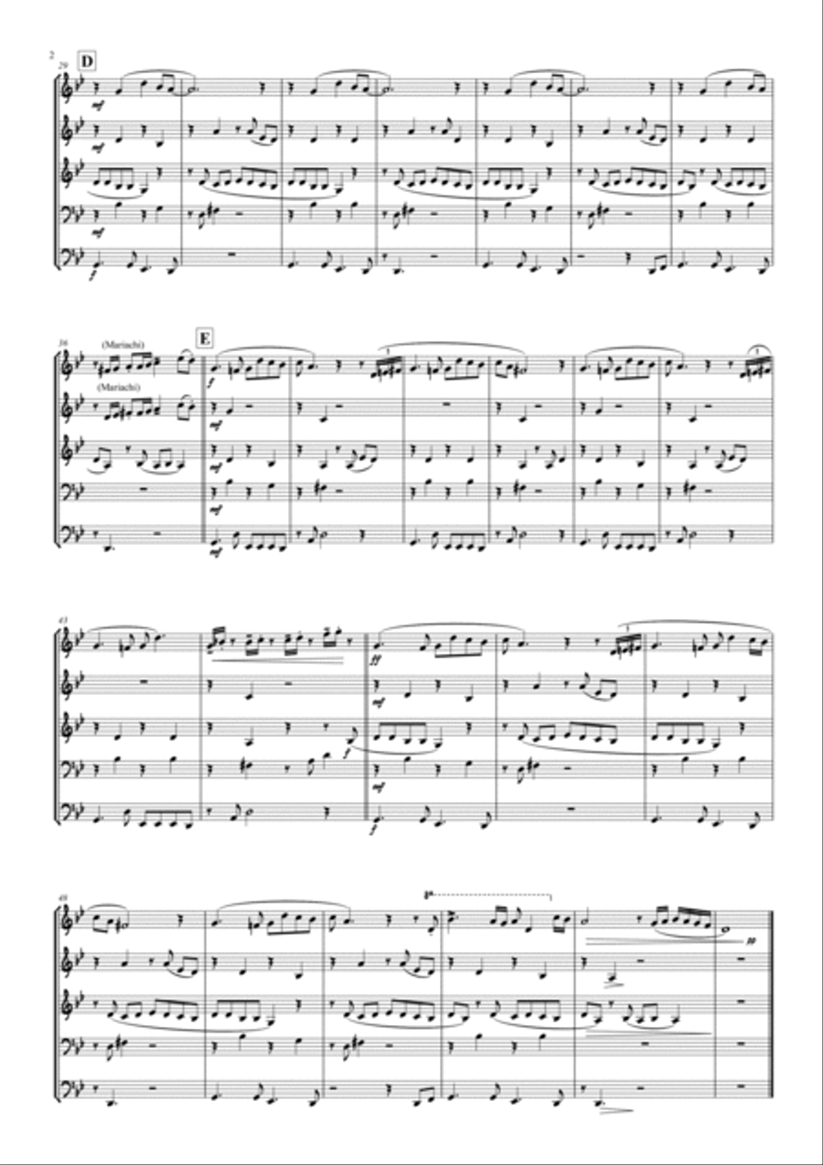 Havana Brass Ensemble scores gallery preview page 2