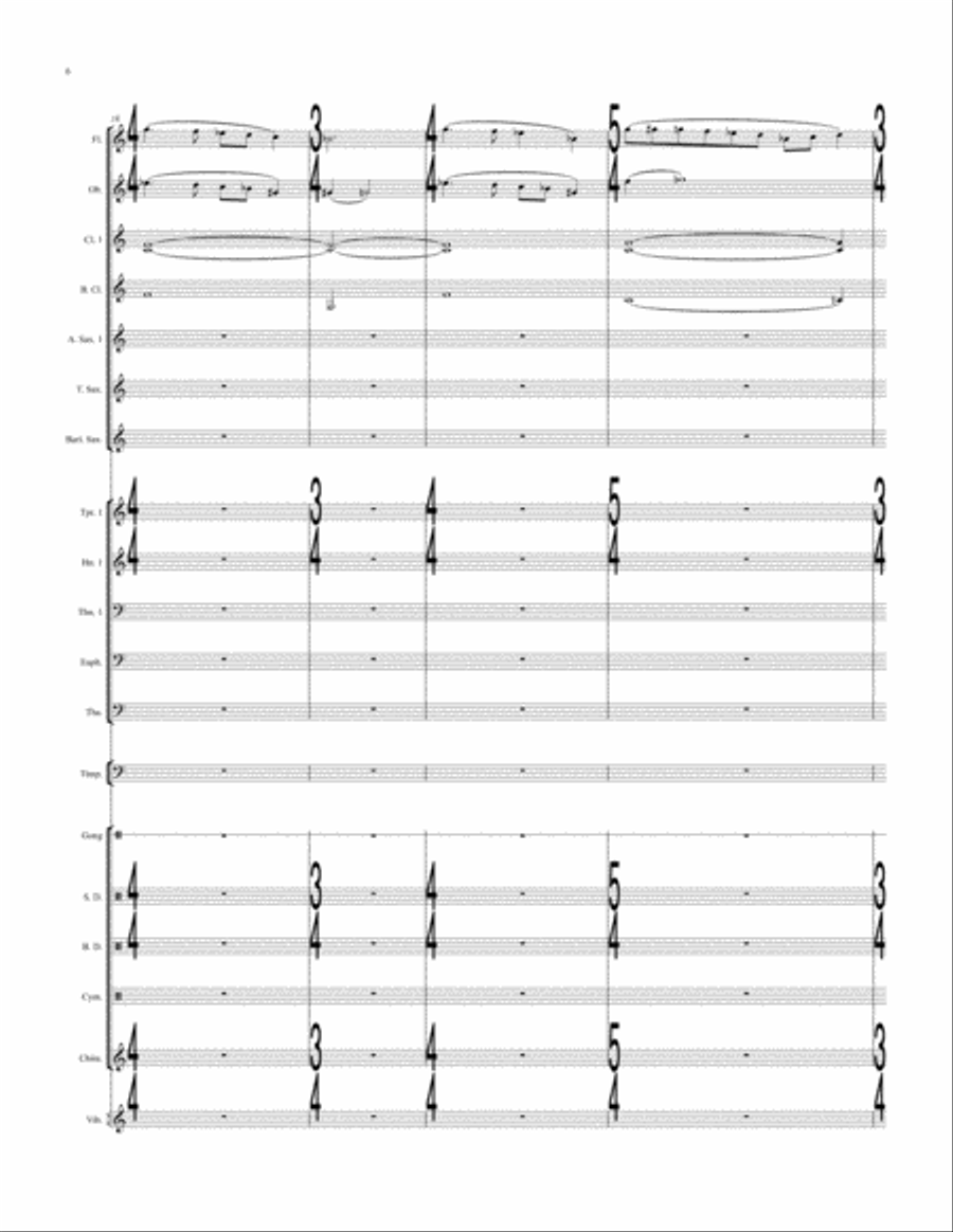 Heroes Heroes Concert Band scores gallery preview page 6