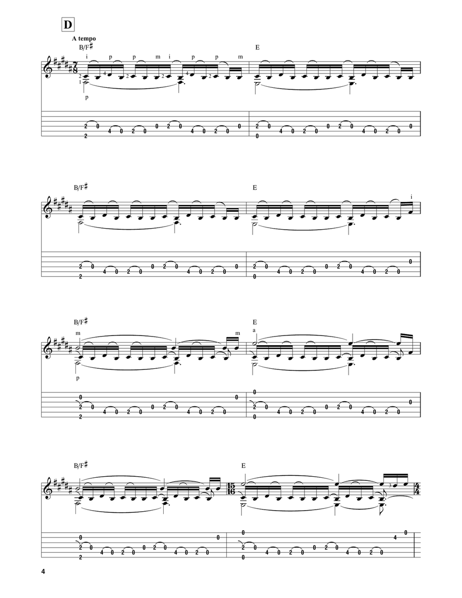 Grand Canyon Guitar Solo scores gallery preview page 4