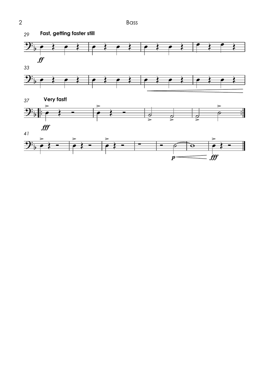 HALLOWEEN: In The Hall Of The Mountain King with backing track - Classroom Ensemble Bassoon scores gallery preview page 5