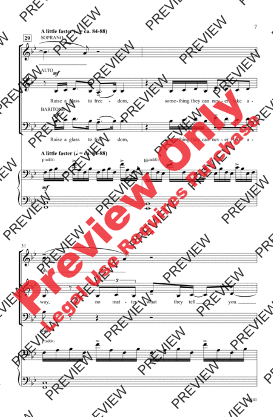 Found/Tonight 3-Part scores gallery preview page 7