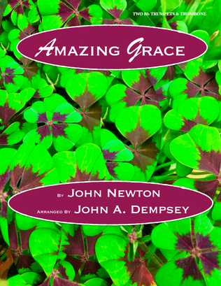 Book cover for Amazing Grace (Brass Trio): Two Trumpets and Trombone