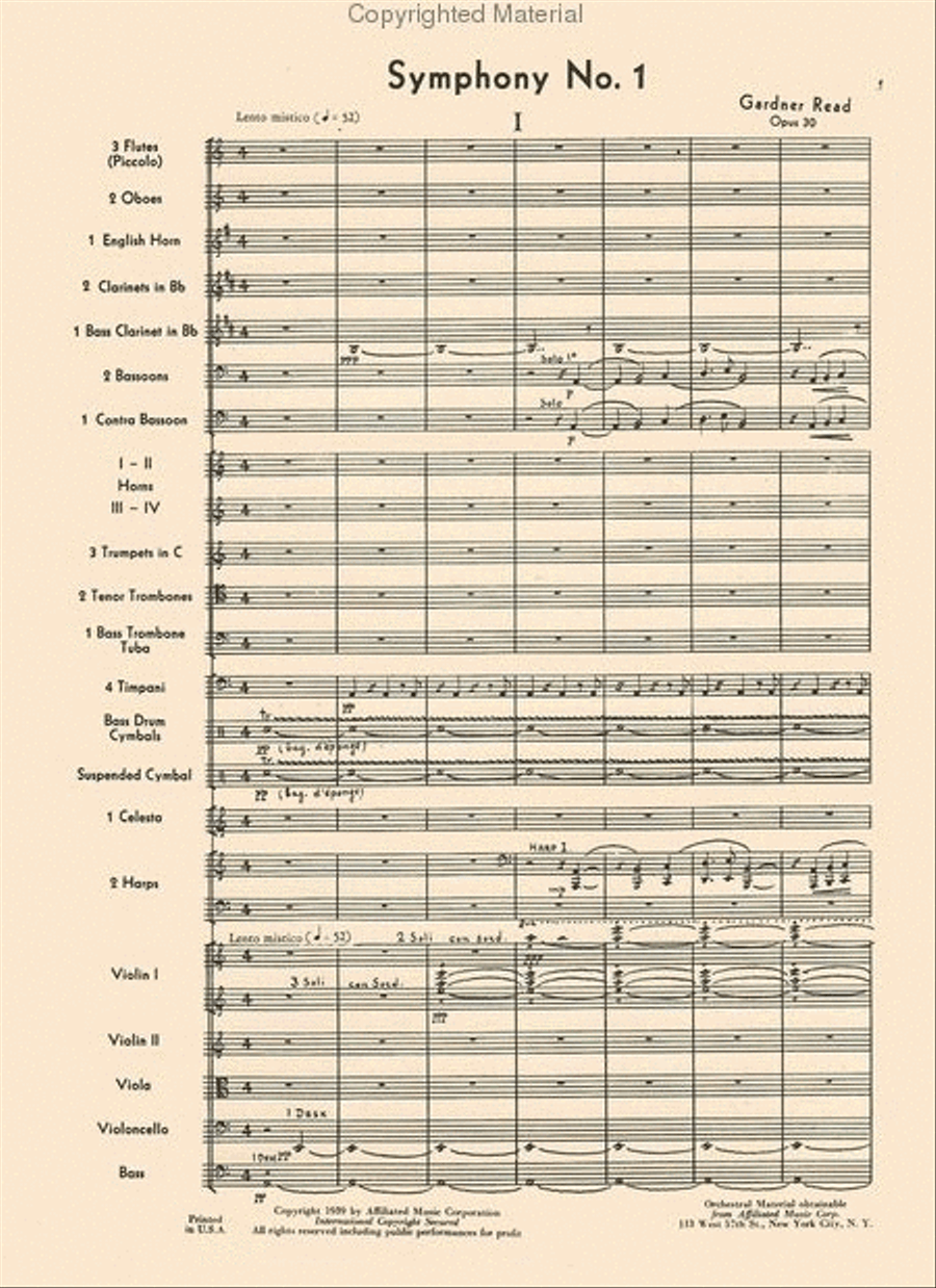 Symphony No. 1 Symphony No. 1 Orchestra scores gallery preview page 2