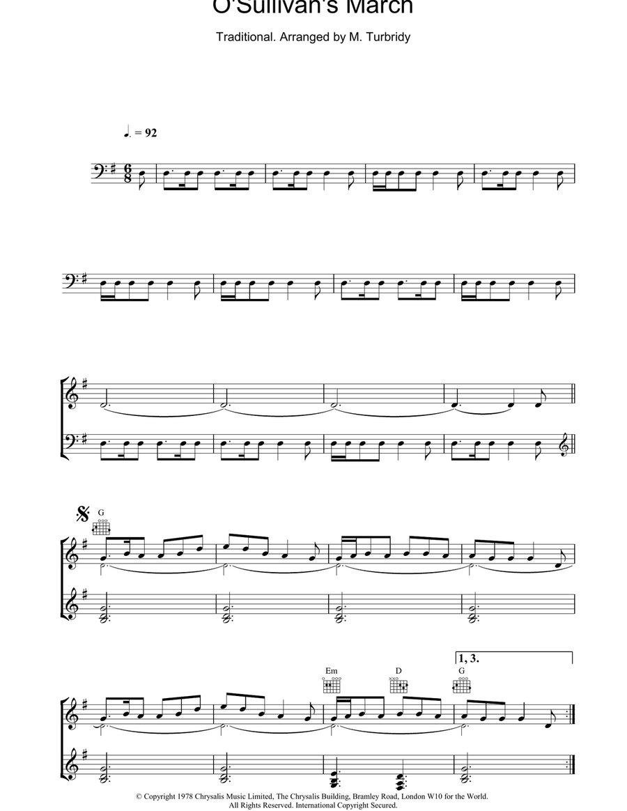 O'Sullivan's March Piano Solo scores gallery preview page 1