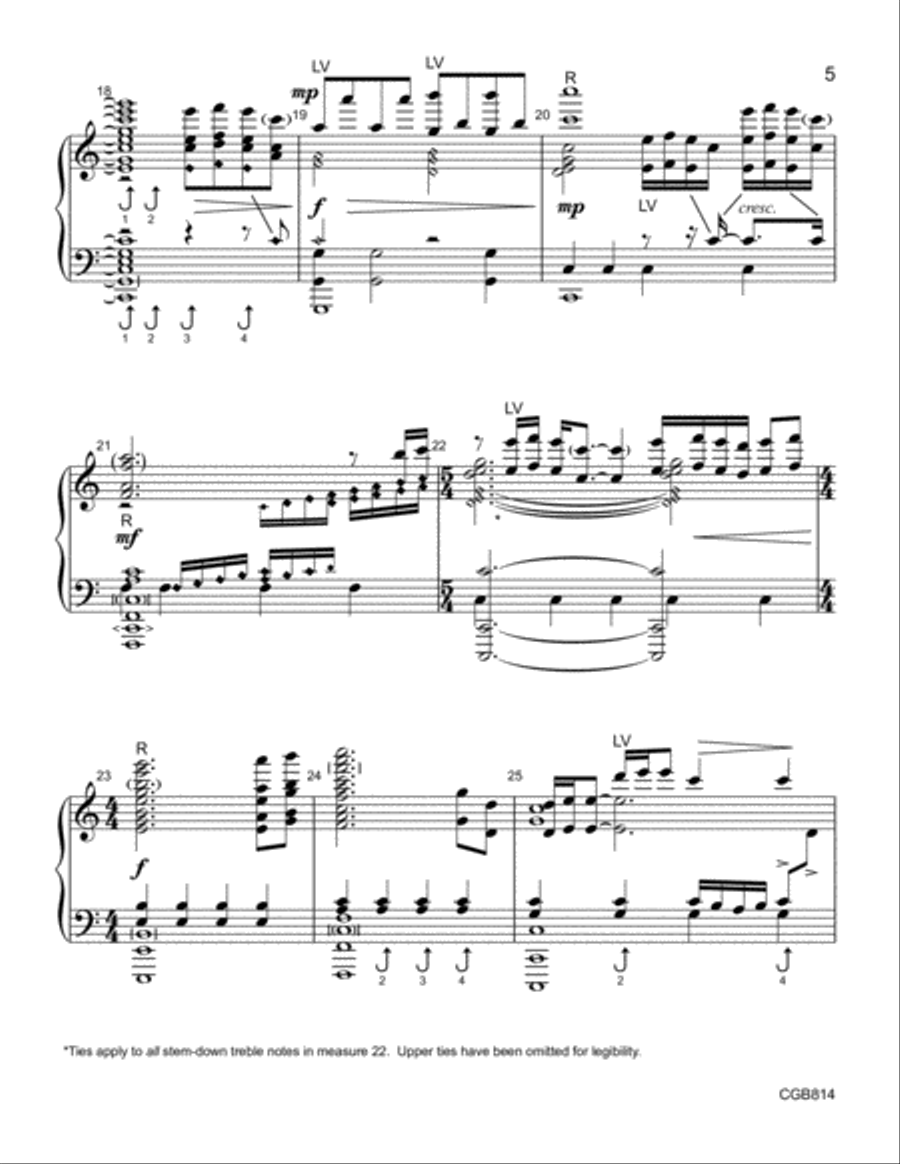 Reminiscence Reminiscence Handbell Choir scores gallery preview page 5