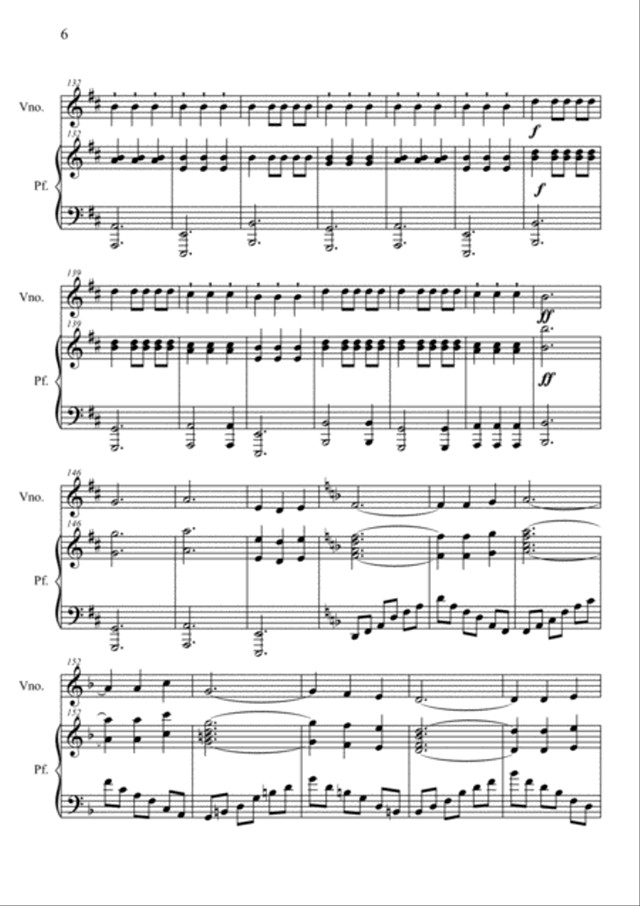 Dragonborn (skyrim Theme) Dragonborn (skyrim Theme) Violin Solo scores gallery preview page 6