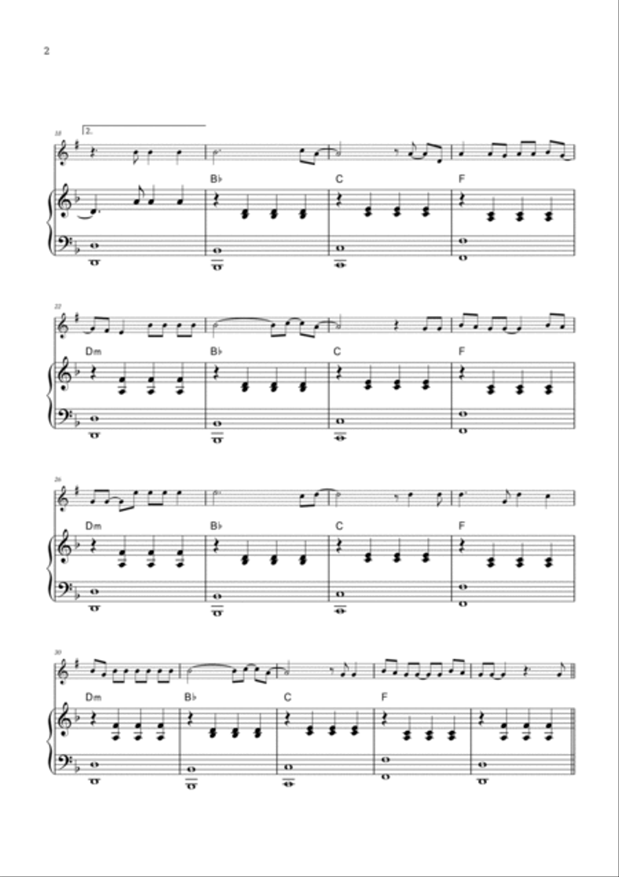 Viva La Vida B-Flat Trumpet scores gallery preview page 3