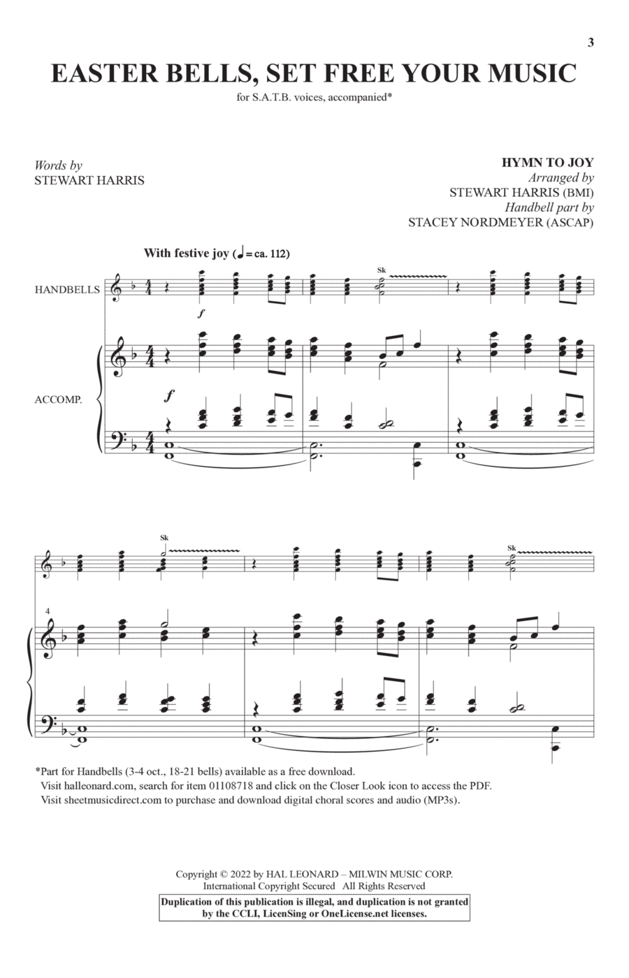 Easter sales handbell music