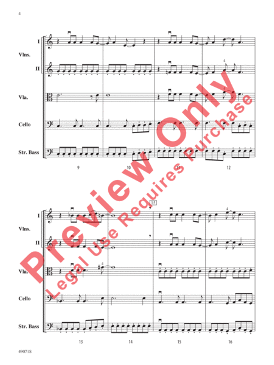 Ride the Wind String Orchestra scores gallery preview page 5
