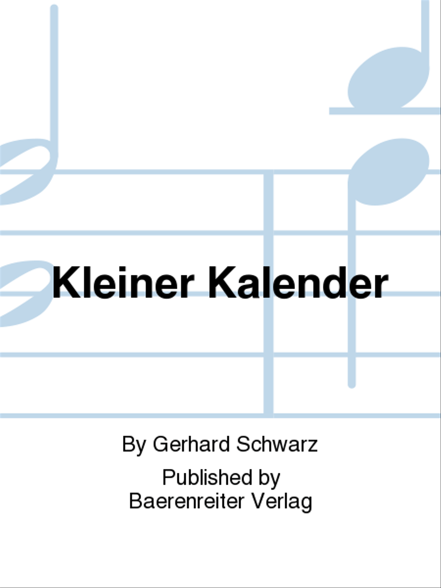 Kleiner Kalender (1938)