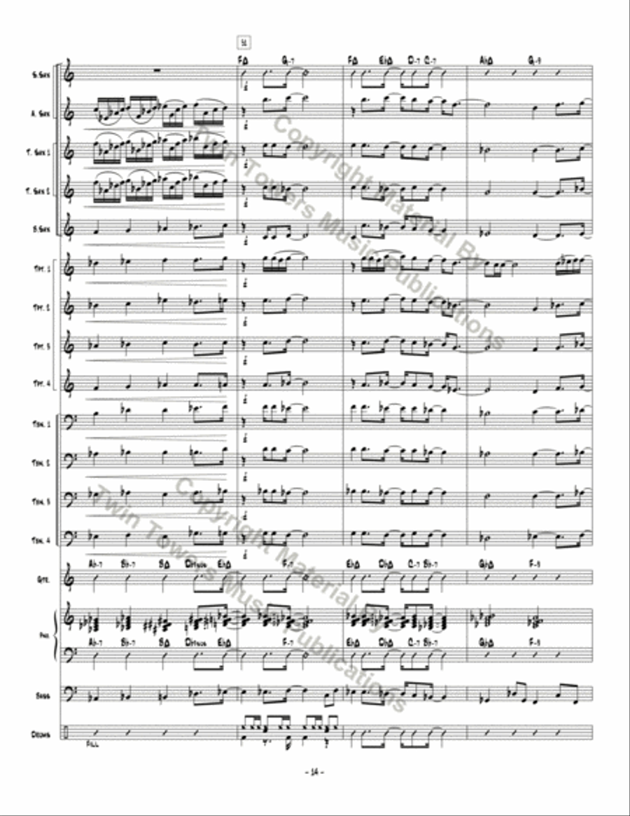 For Anji Jazz Ensemble scores gallery preview page 15