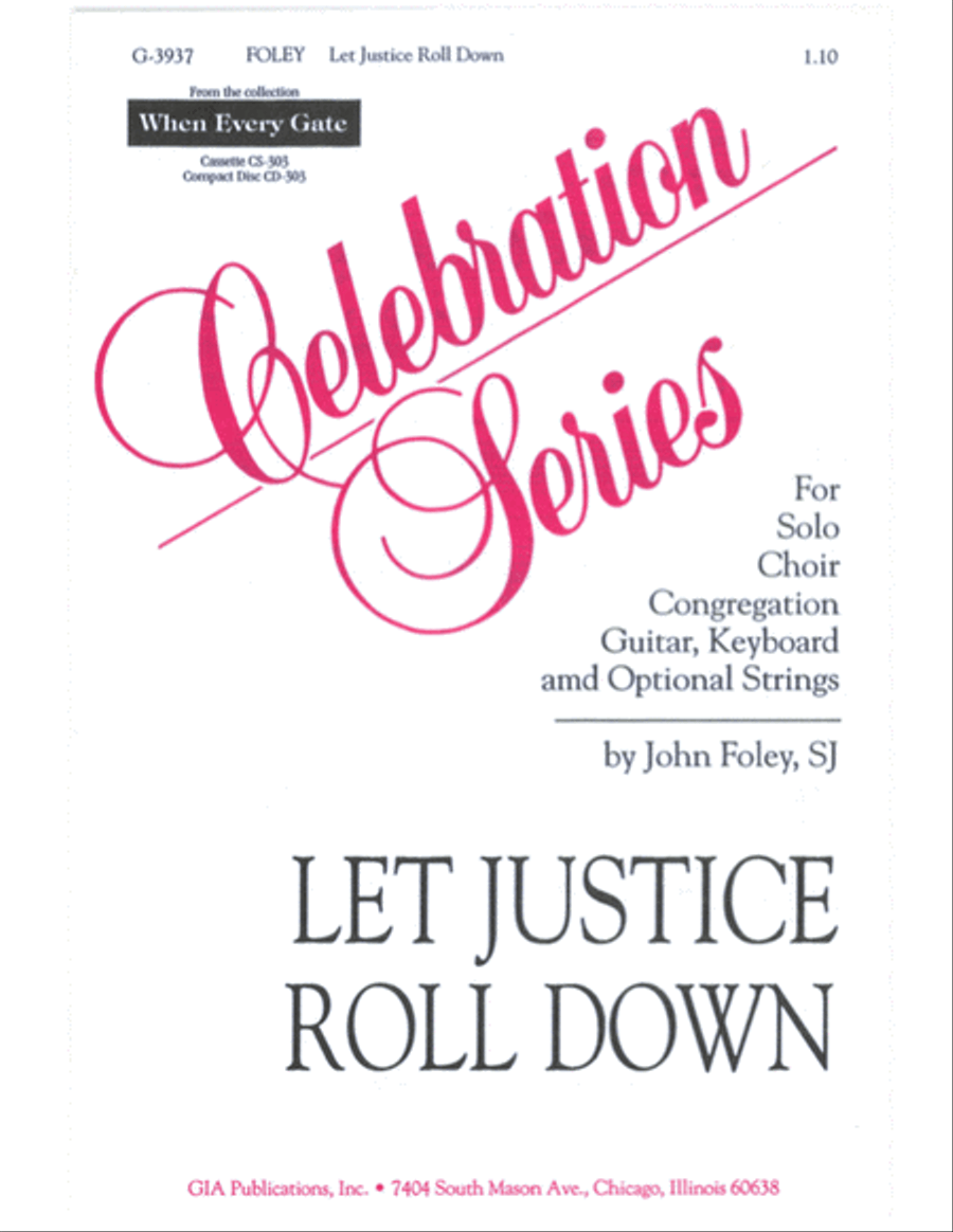Let Justice Roll Down 4-Part scores gallery preview page 1
