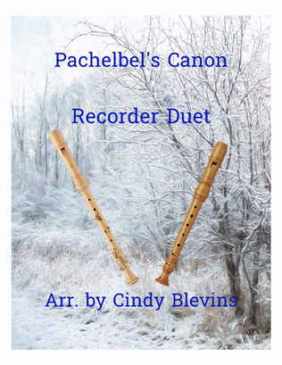 Book cover for Pachelbel's Canon, Recorder Duet