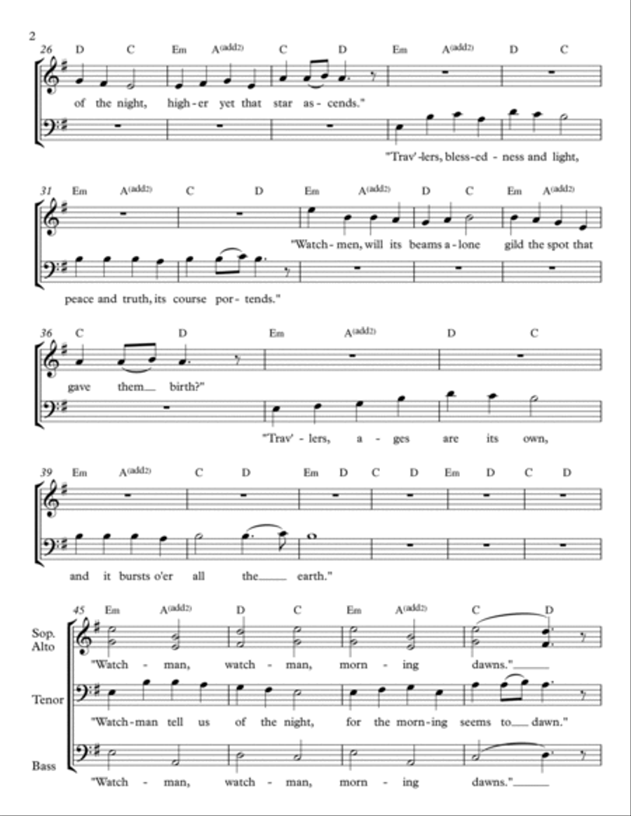 Watchman Watchman 4-Part scores gallery preview page 3