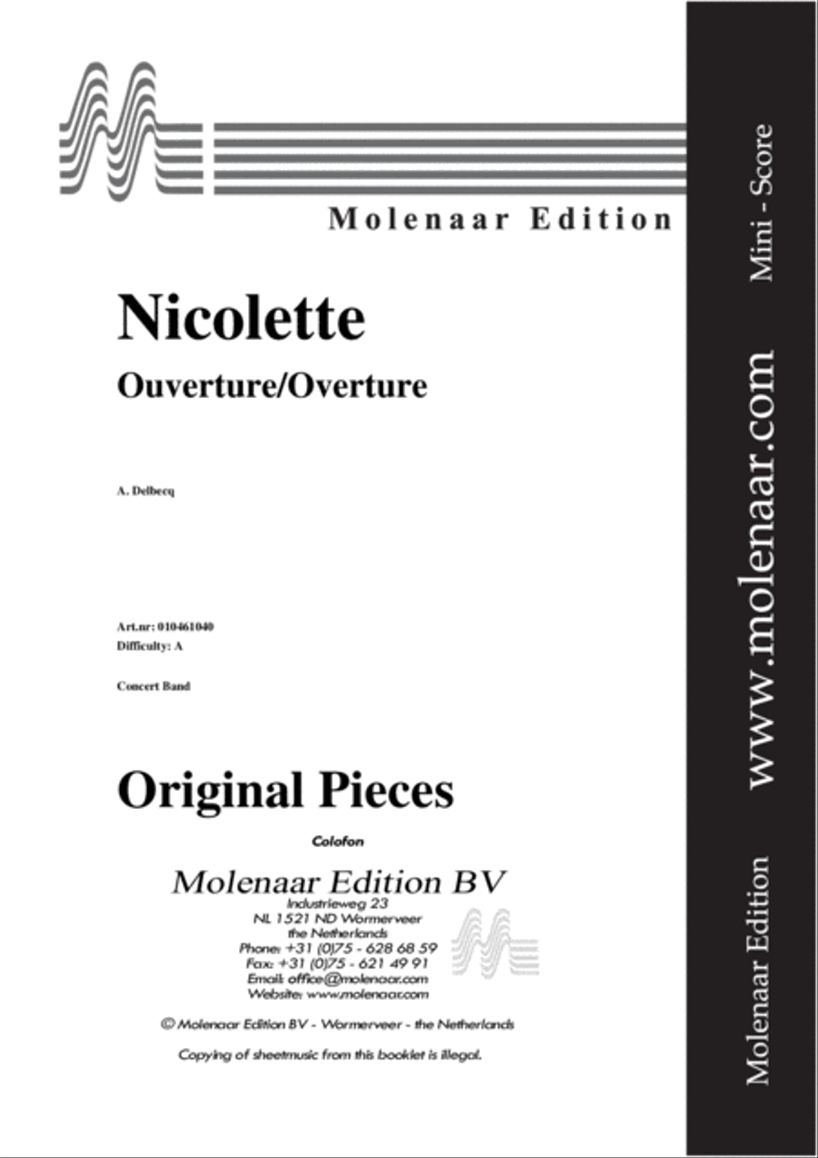 Nicolette Concert Band scores gallery preview page 2