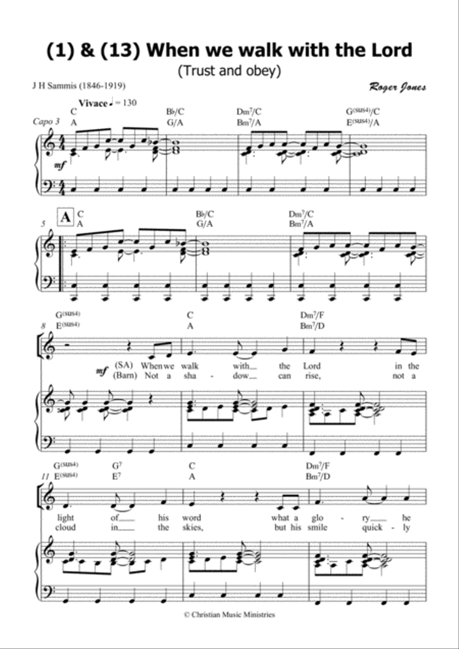 Barnabas - a Roger Jones musical 4-Part scores gallery preview page 5