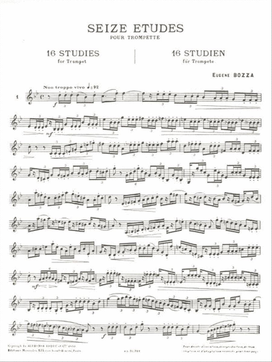 16 Studies, For Trumpet, Bugle Or Cornet Cornet scores gallery preview page 2