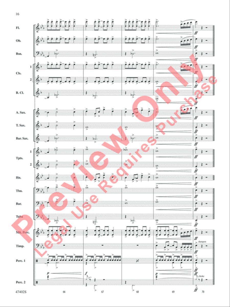 Rhythmicity Rhythmicity Concert Band scores gallery preview page 17