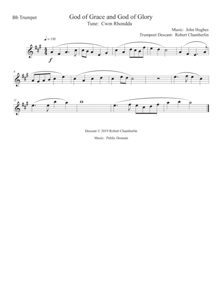 Descants on 10 Hymn Tunes for Trumpet in B Flat image number null