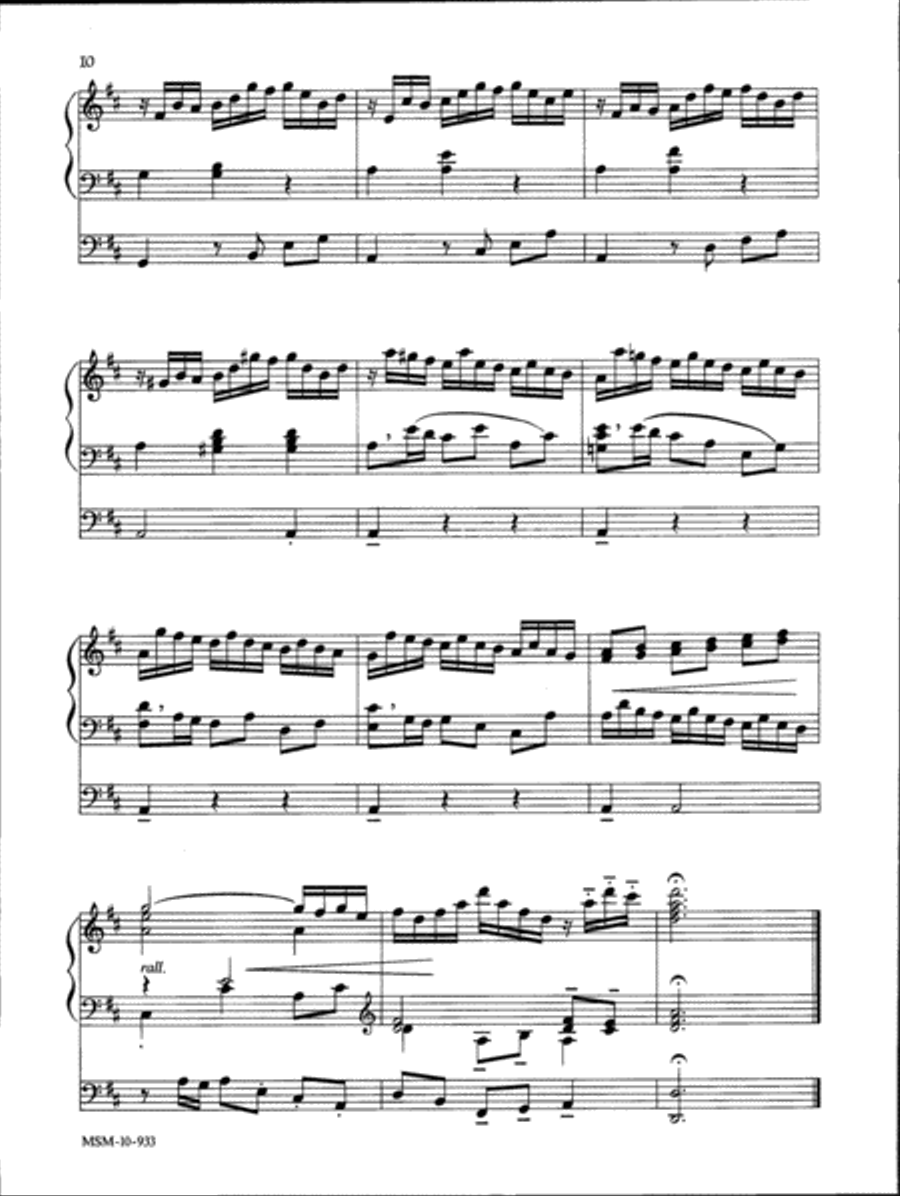 Wir Danken Dir, Gott (Sinfonia) Organ scores gallery preview page 5
