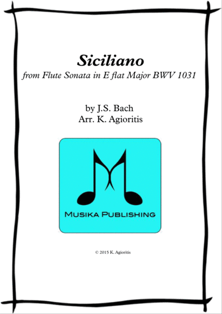 Siciliano - for Woodwind Quartet image number null