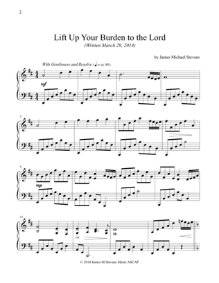 Book cover for Lift Up Your Burden to the Lord