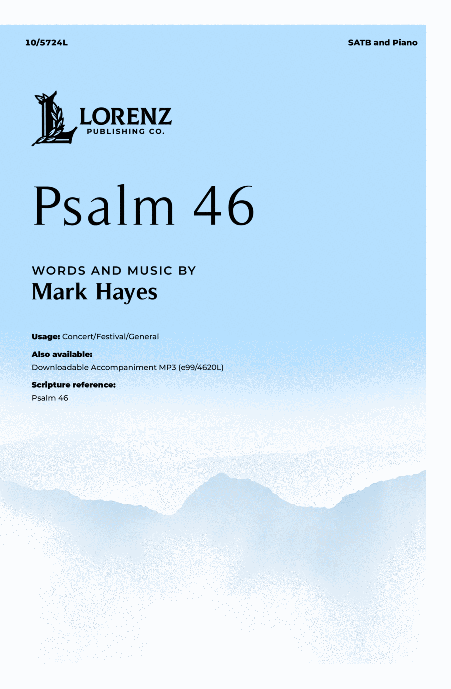 Psalm 46 Psalm 46 4-Part scores gallery preview page 1