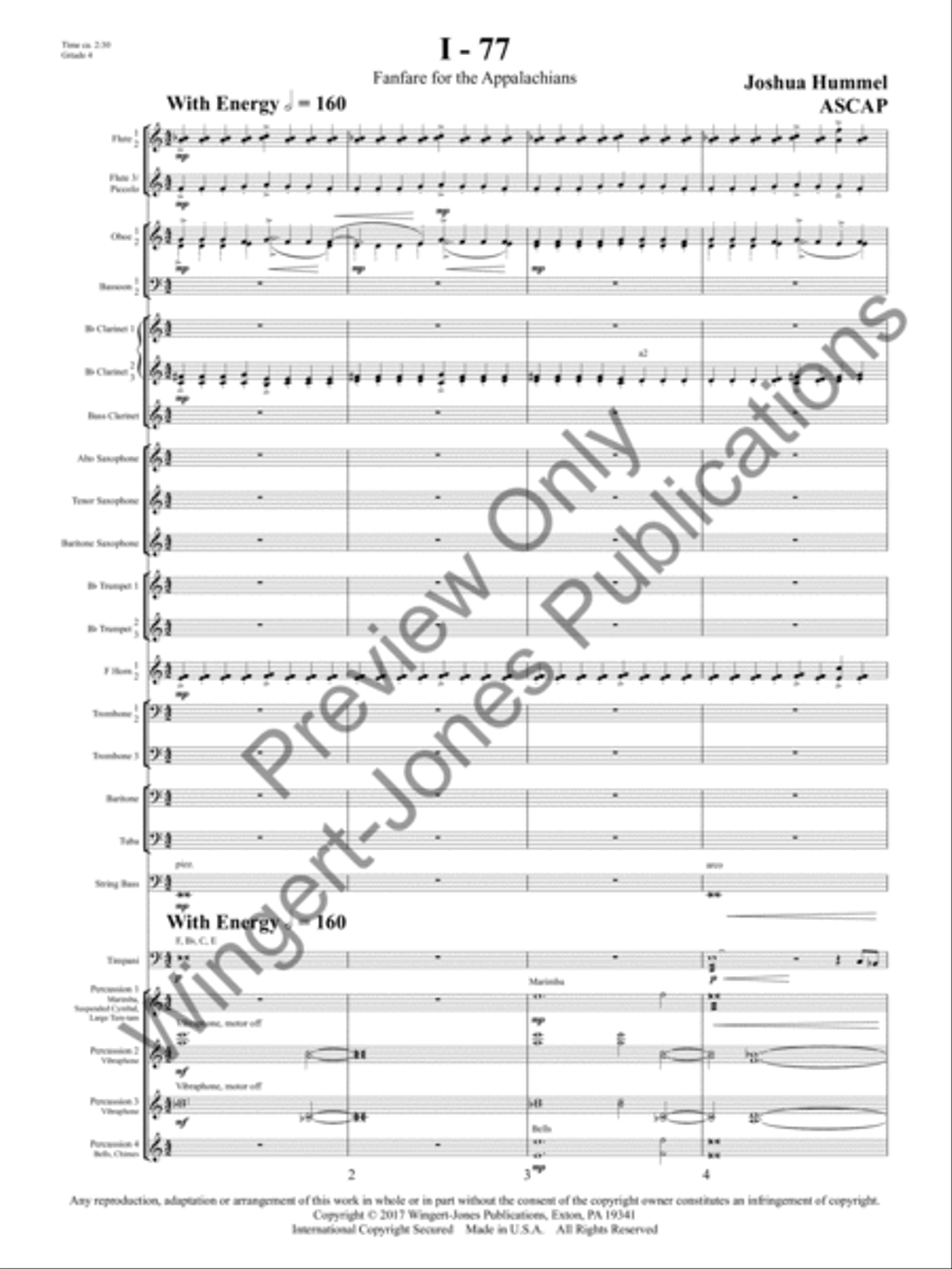 I-77 I-77 Concert Band scores gallery preview page 4