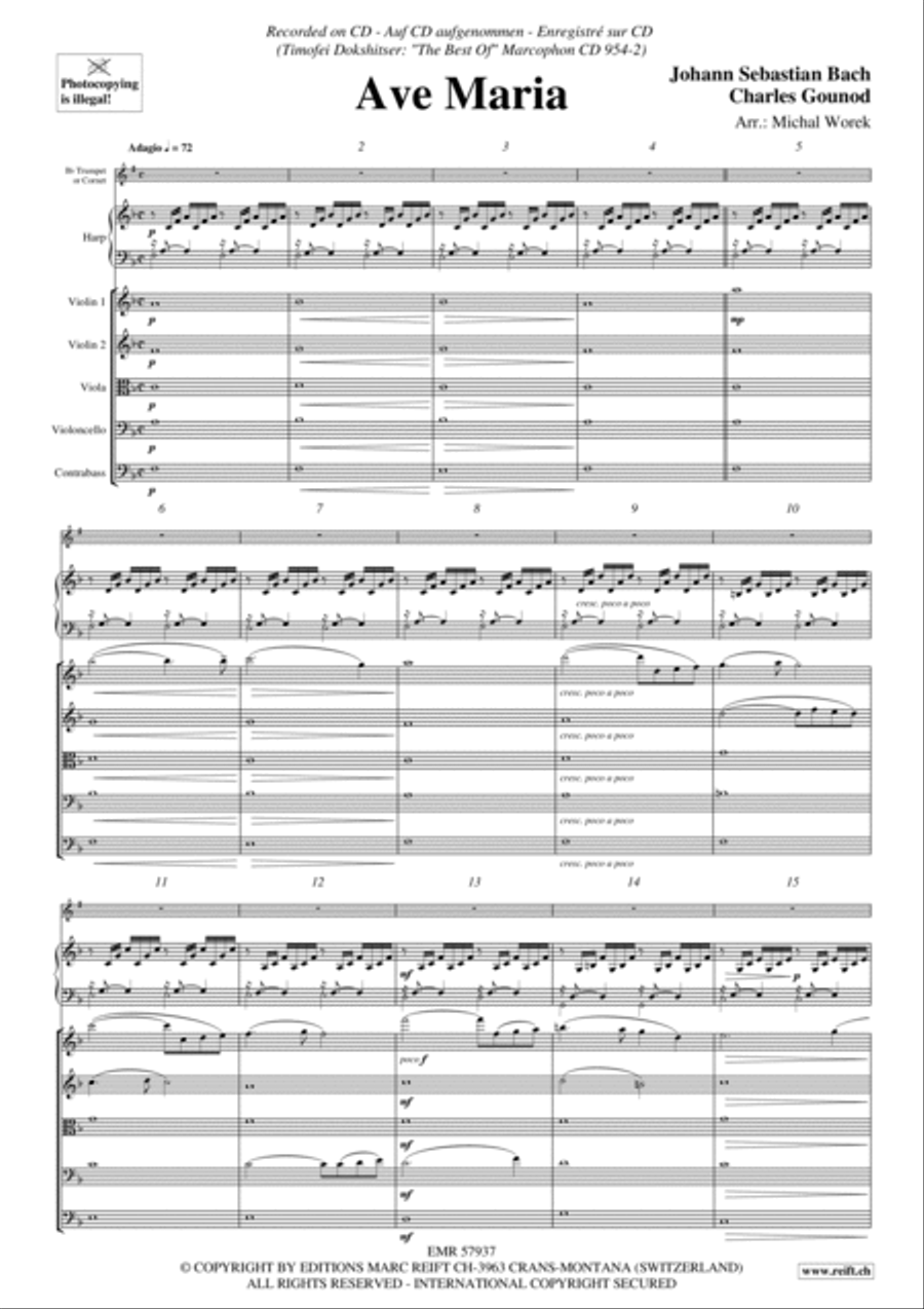 Ave Maria Ave Maria String Orchestra scores gallery preview page 4