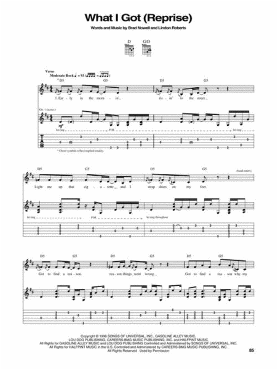 Sublime Electric Guitar scores gallery preview page 7