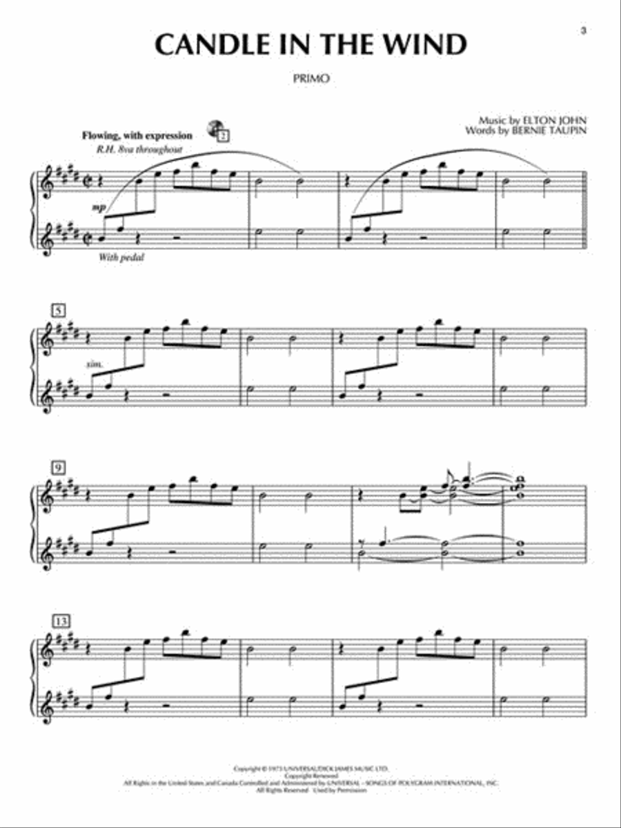 Piano Favorites 1 Piano, 4-Hands scores gallery preview page 4