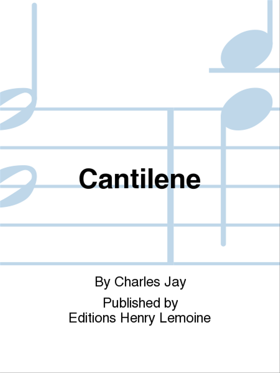 Cantilene Piano Accompaniment scores gallery preview page 1