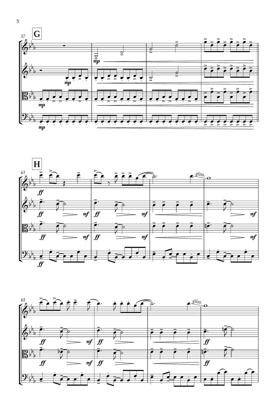 Apt. String Quartet scores gallery preview page 5