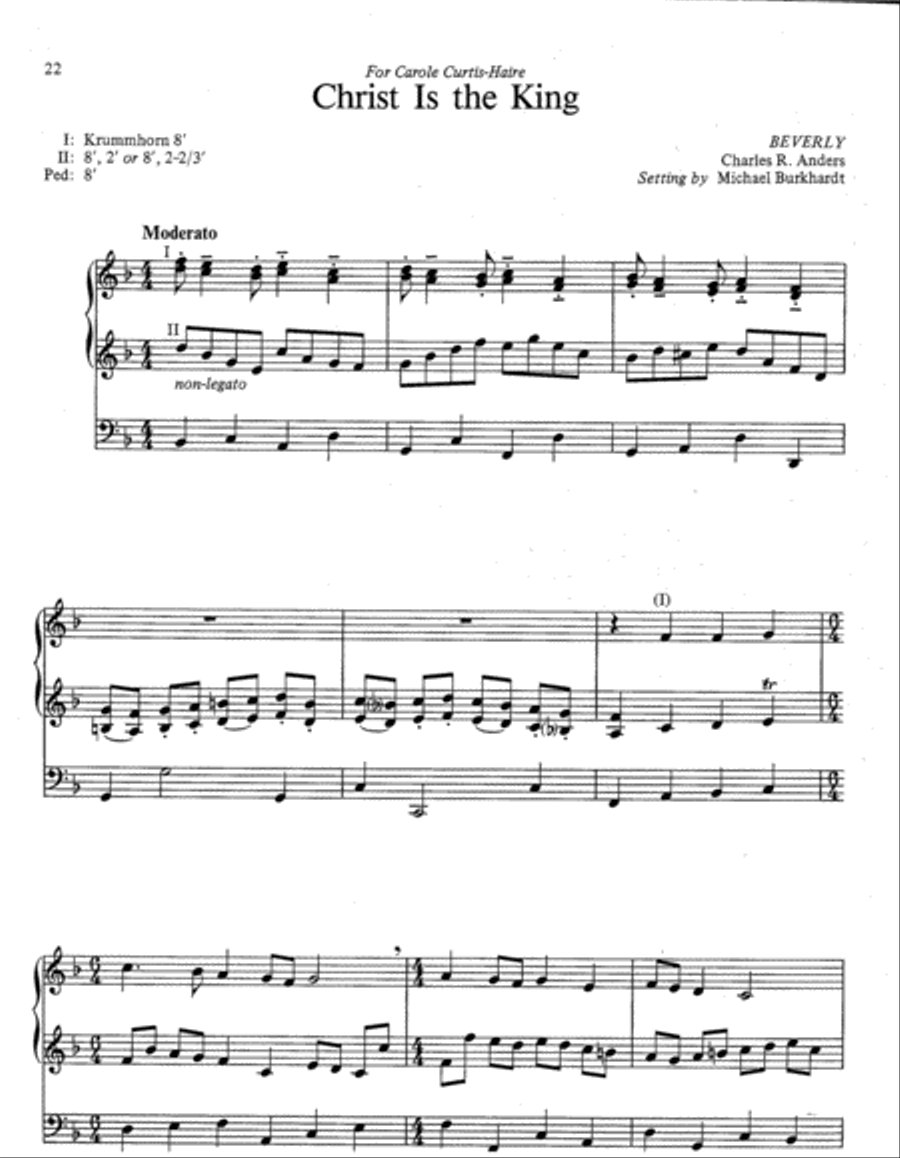 Seven Hymn Improvisations and Free Accompaniments, Set 1 Organ scores gallery preview page 5