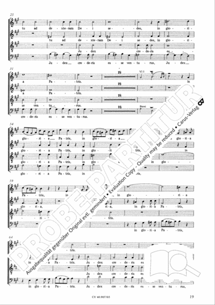 Te Deum 4-Part scores gallery preview page 20