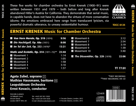 Music for Chamber Orchestra