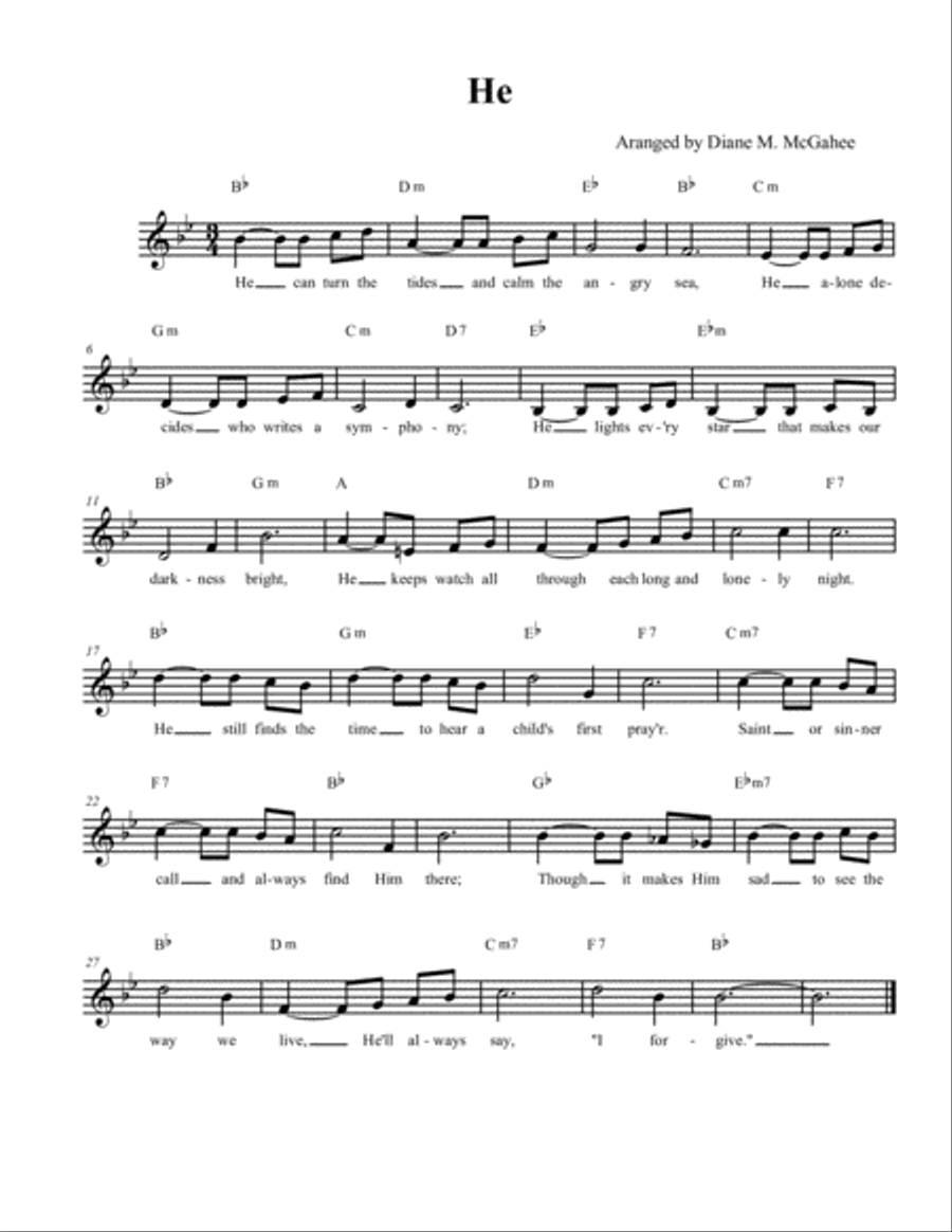 He Small Ensemble scores gallery preview page 1