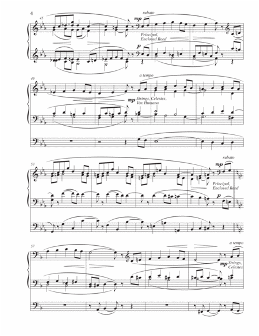 Ceremonial Dialogue Organ Solo scores gallery preview page 4