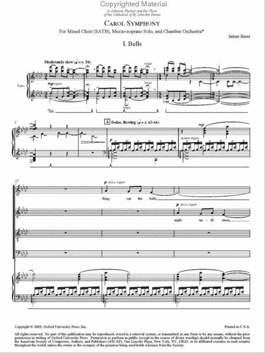 Carol Symphony Carol Symphony 4-Part scores gallery preview page 4