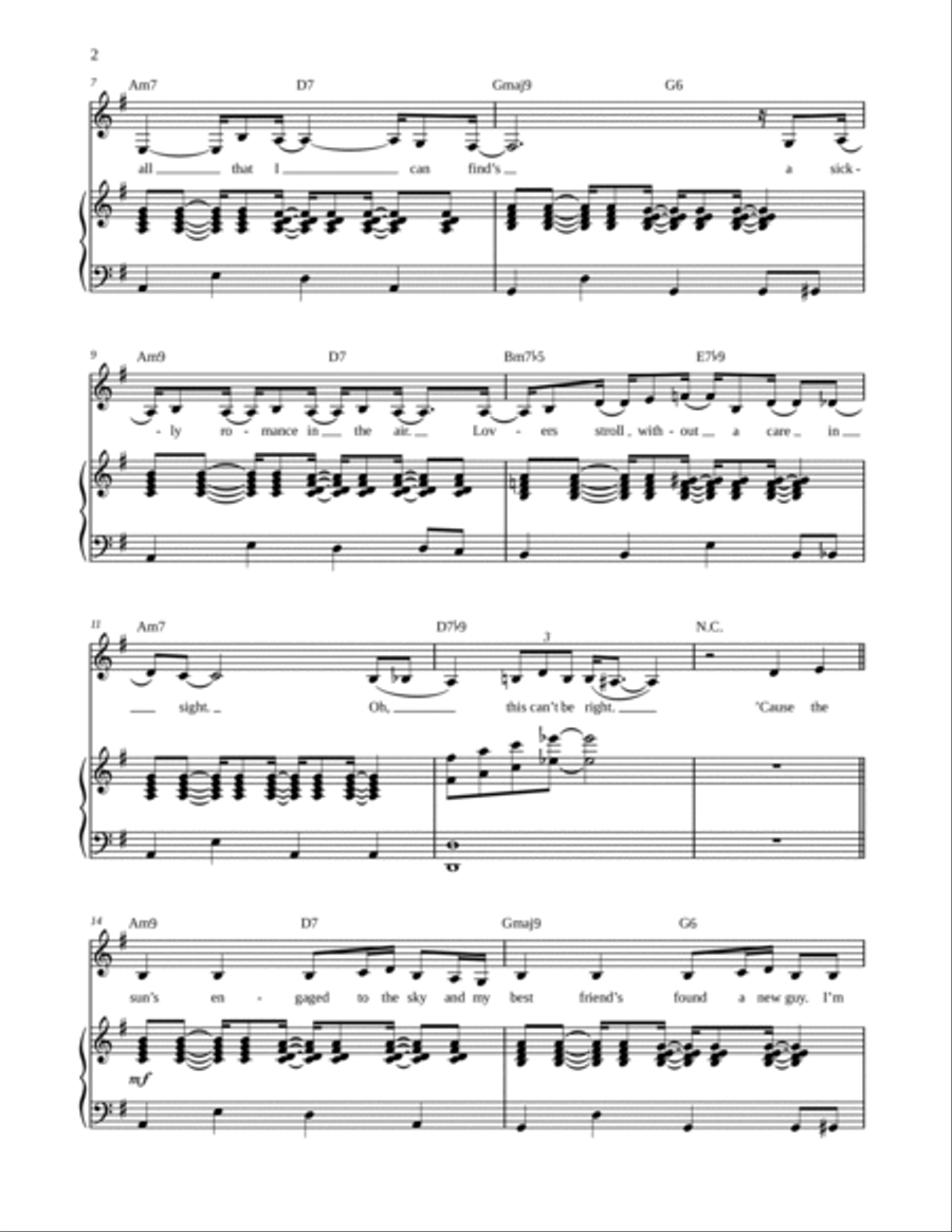 Falling Behind Voice scores gallery preview page 2