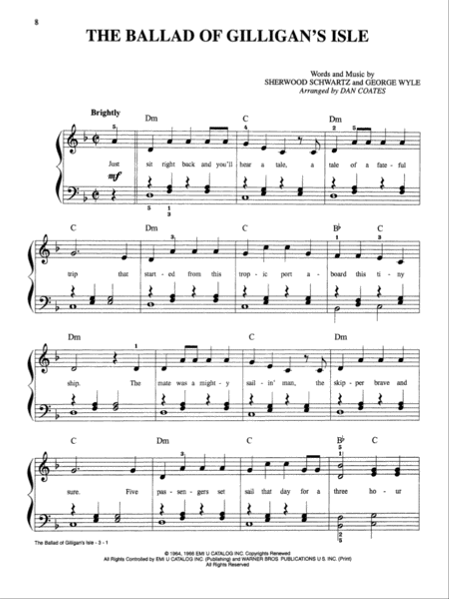 Something More for the Boys Easy Piano scores gallery preview page 3