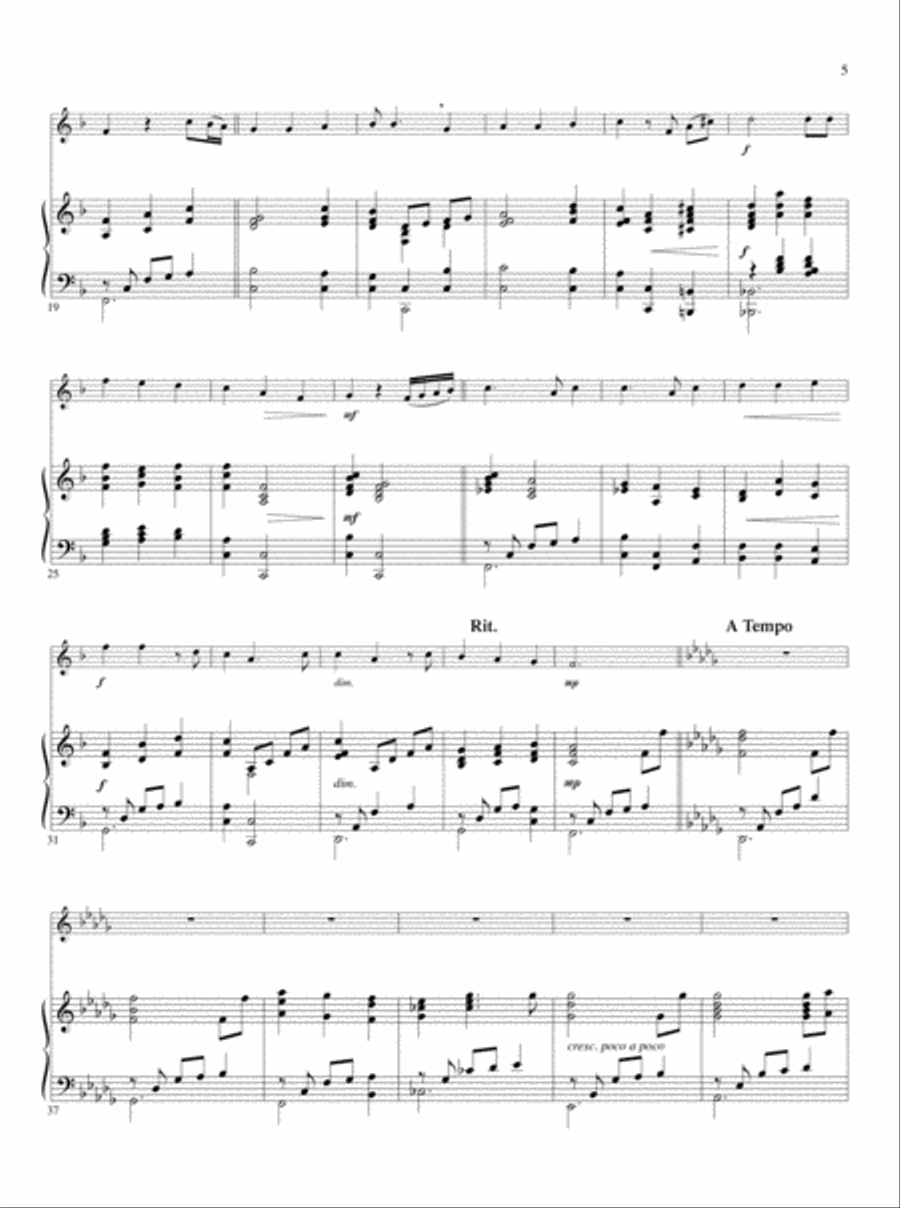 Instrumental Duet Series, Book 2 - Trumpet and Piano - Book/CD Combo Trumpet Duet scores gallery preview page 3