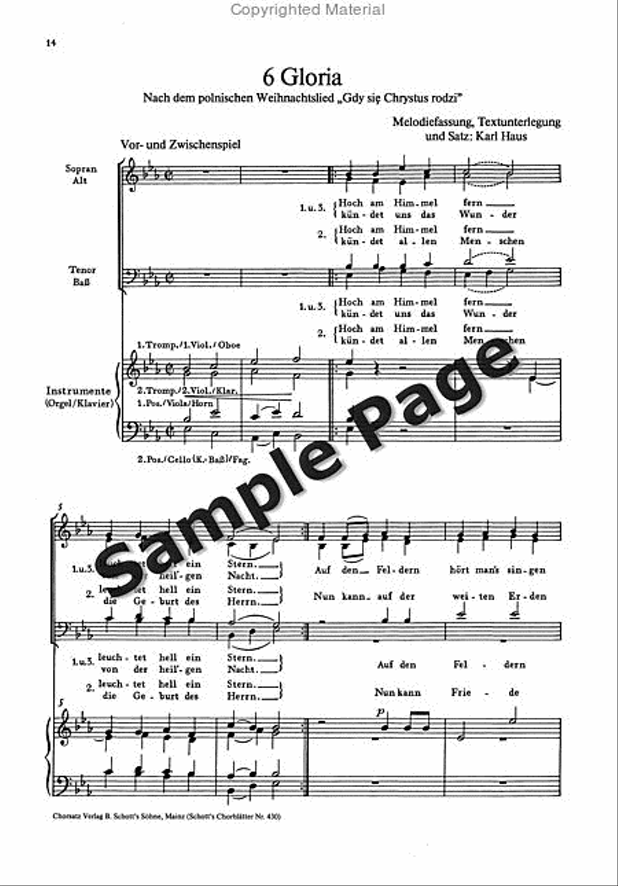 Mit Freudigem Schall Score 4-Part scores gallery preview page 15