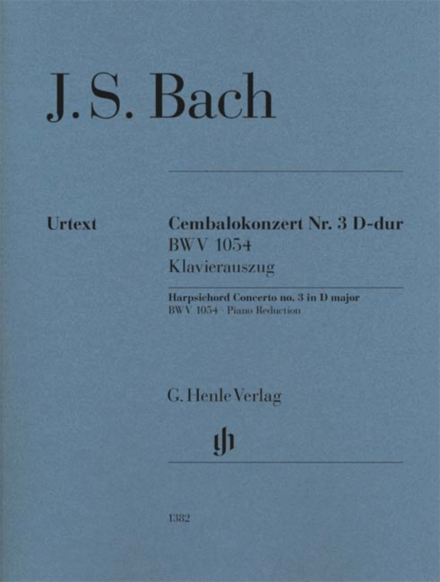 Harpsichord Concerto No. 3 in D Major, BWV 1054