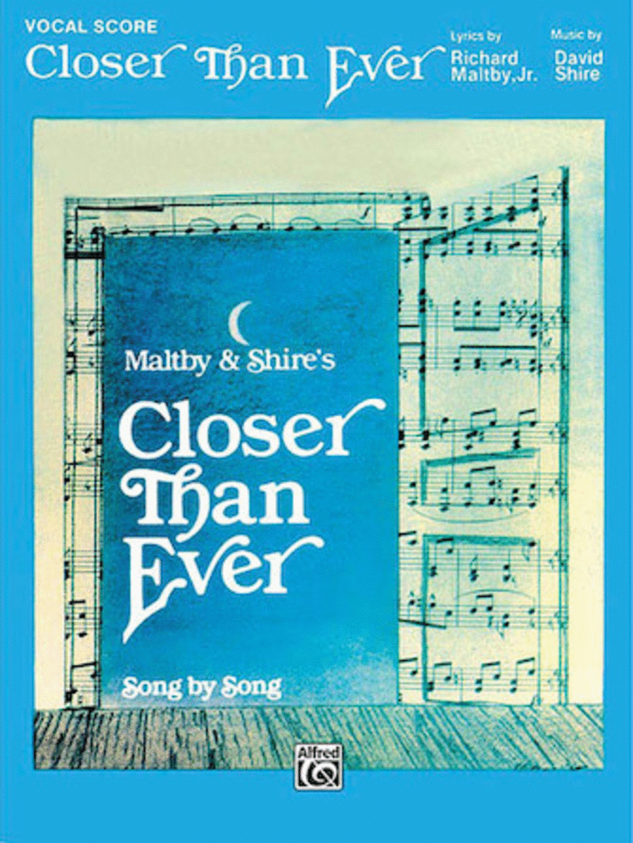 Closer Than Ever - Vocal Score