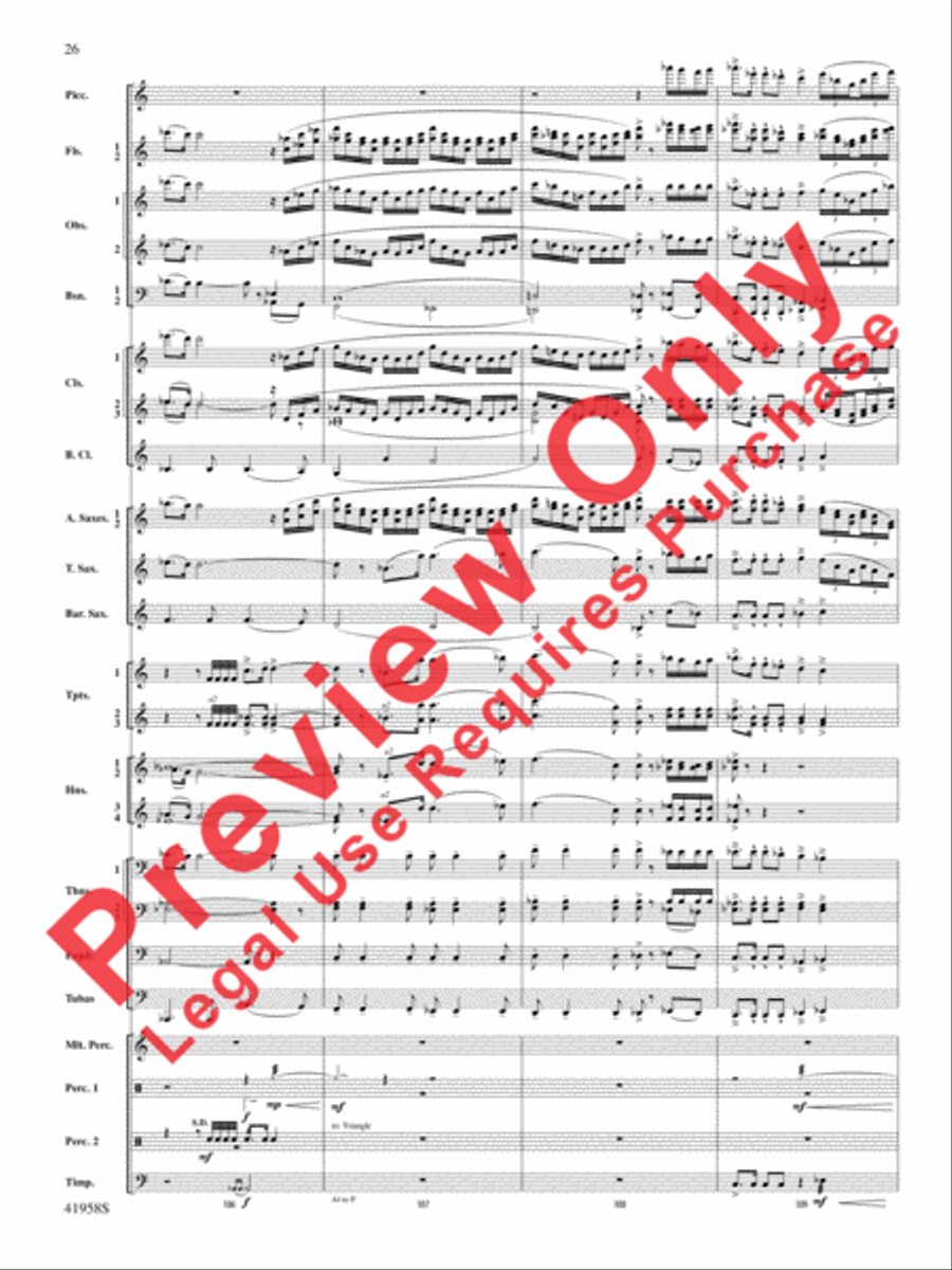 God's Country Concert Band scores gallery preview page 46