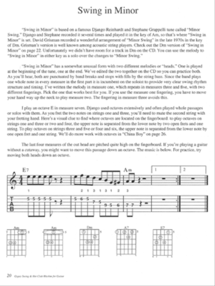 Gypsy Swing & Hot Club Rhythm for Guitar Electric Guitar scores gallery preview page 2