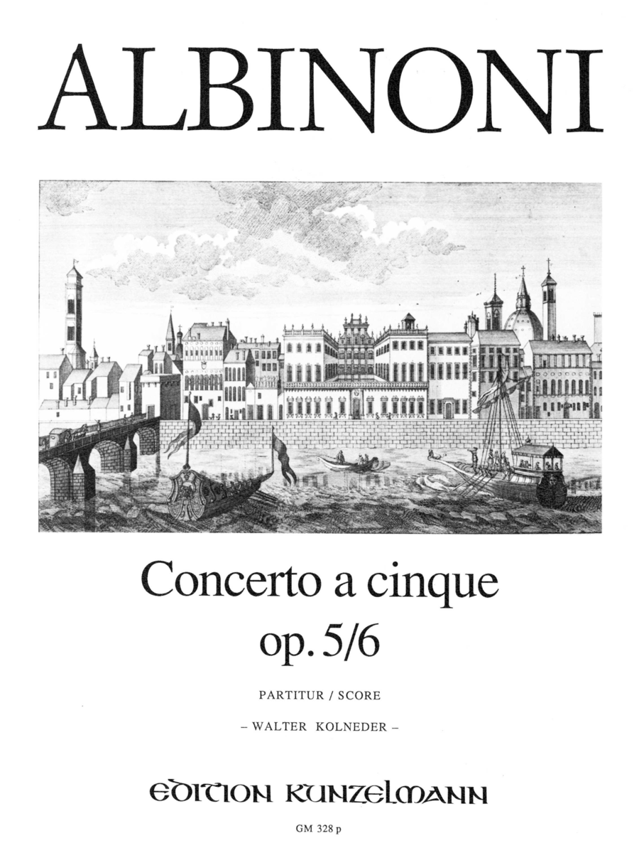 Concerto a cinque Op. 5/6 Violin scores gallery preview page 1