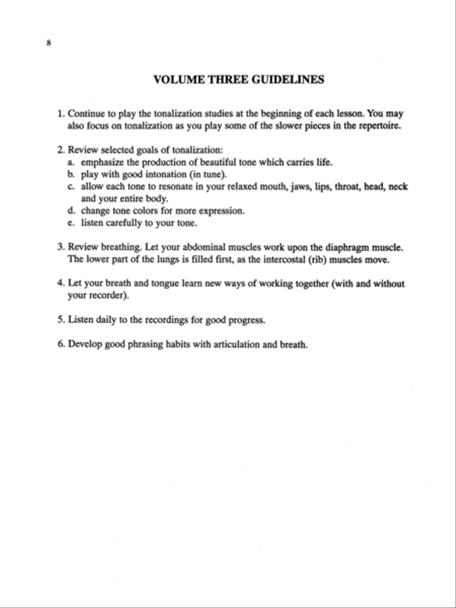 Suzuki Recorder School (Soprano Recorder), Volume 3 Soprano Recorder scores gallery preview page 7