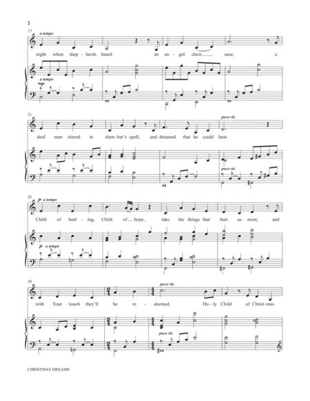 Christmas Dreams (from My Alleluia: Vocal Solos for Worship)